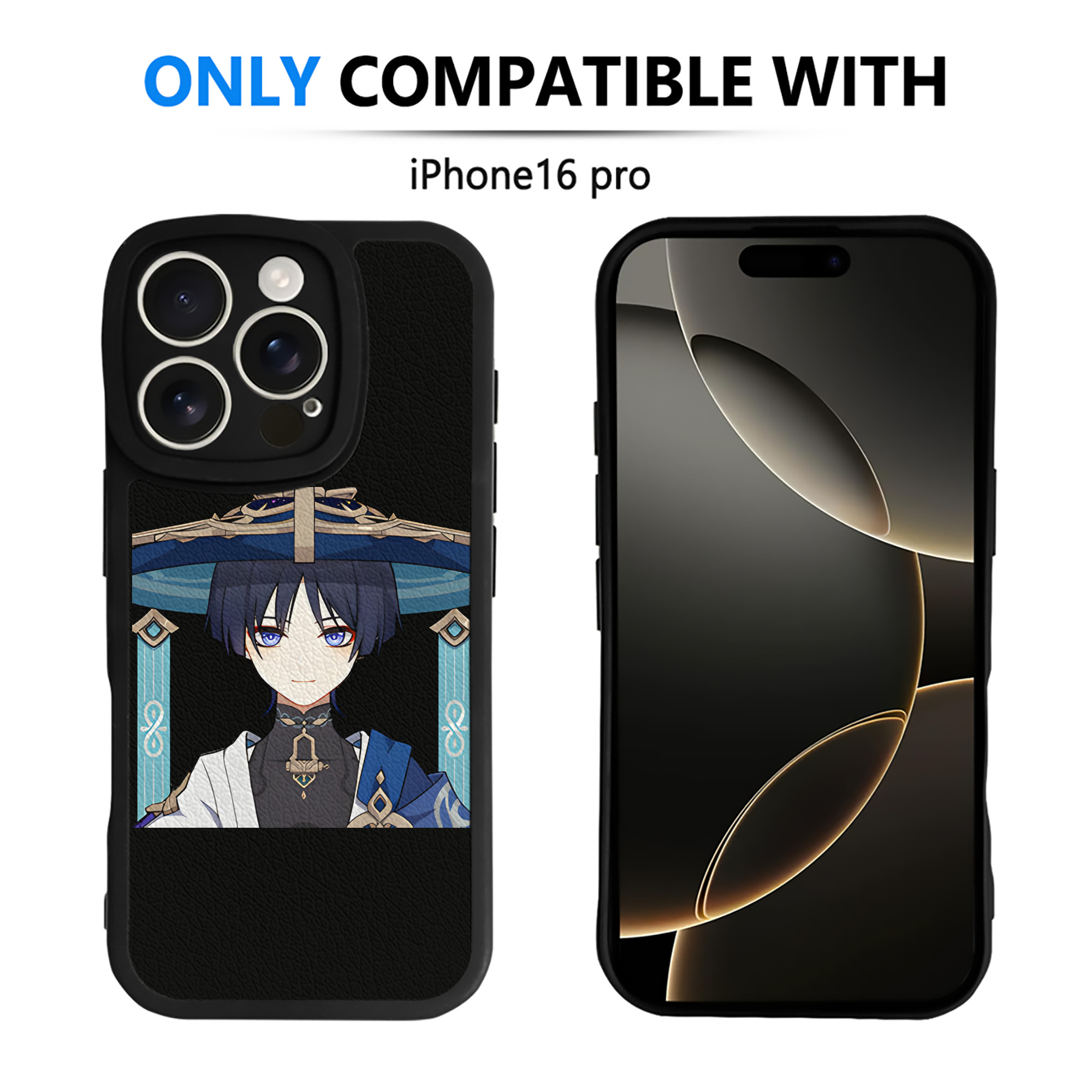 げんし神 さんペい genshin Sanpei 【iPhone 16シリーズ対応】シリコンスマホケース（レザー調） 材質：シリコン